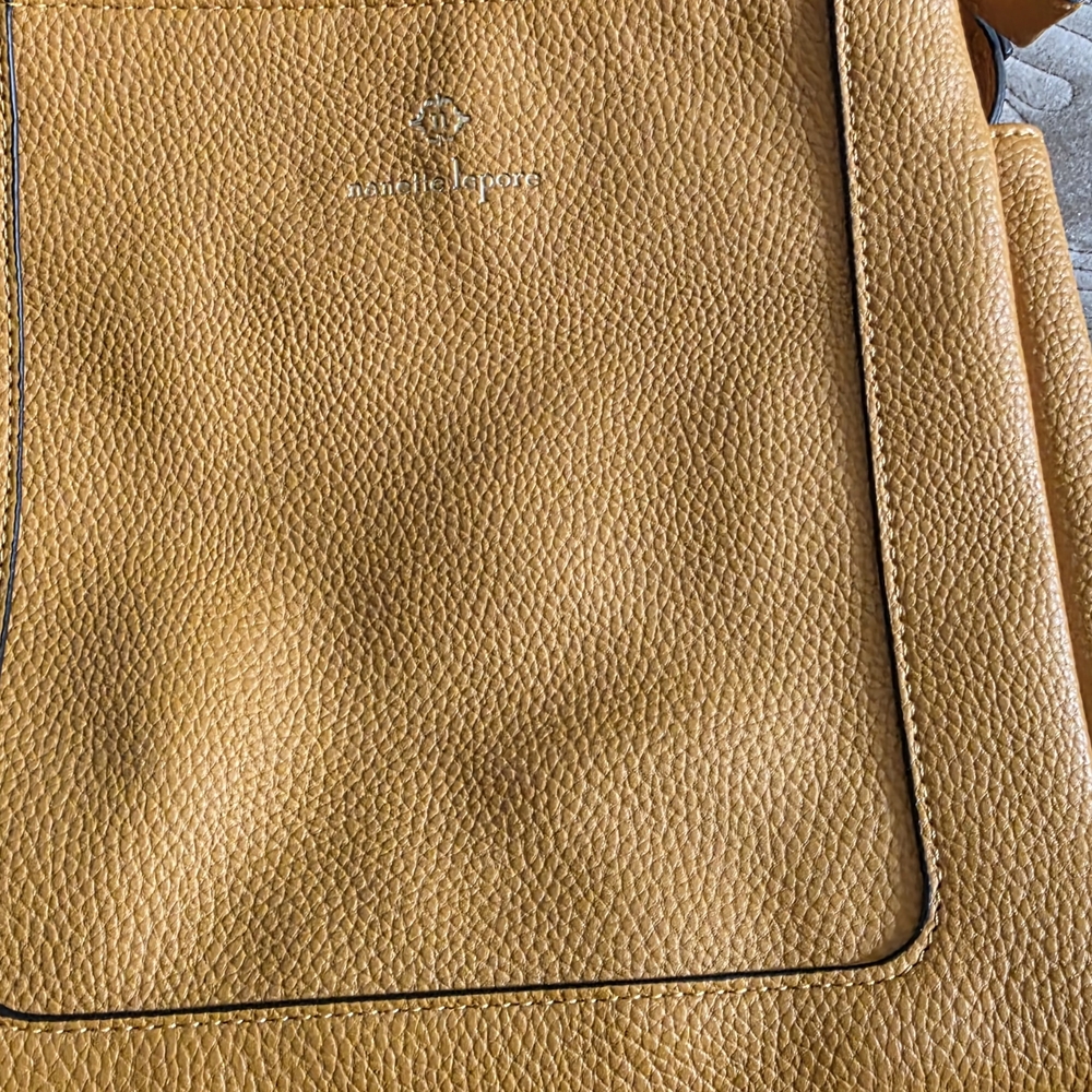 Nanette Lepore Tan Pebbled Leather Tote